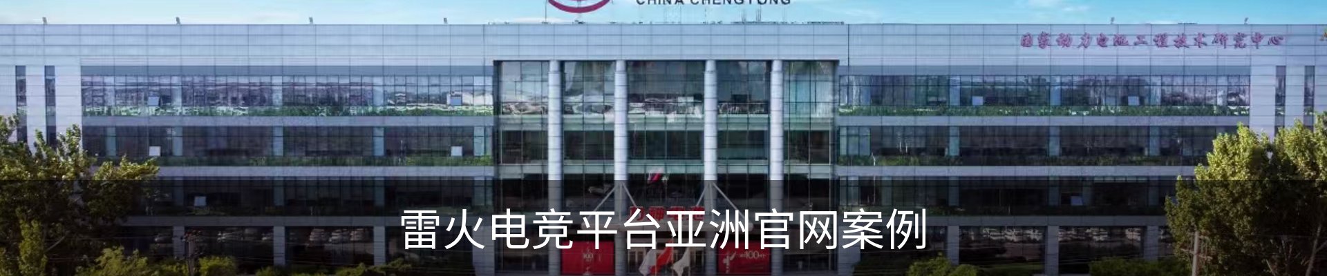 雷火电竞平台亚洲官网案例